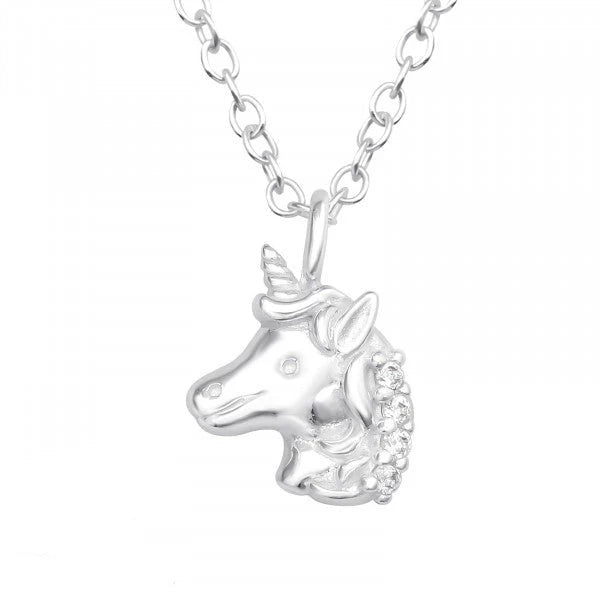 Silver Unicorn Necklace