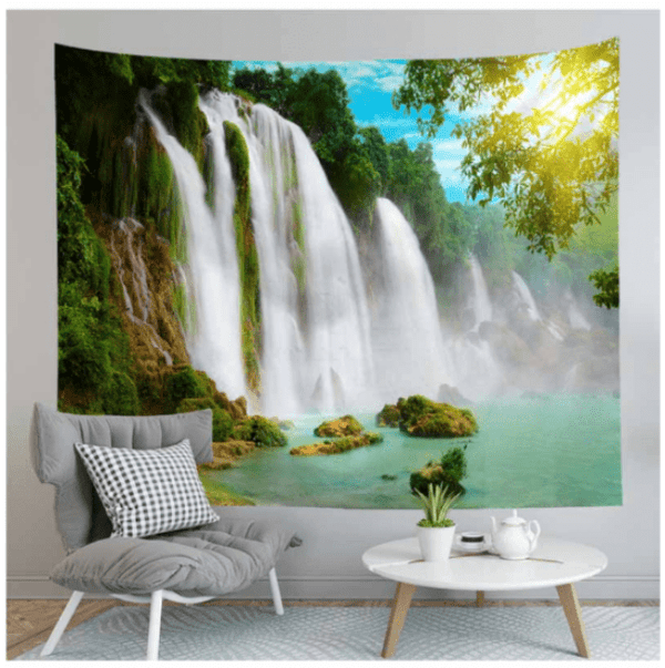 Magnificent Waterfall Tapestry Wall Hanging