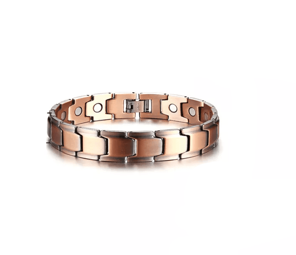 Mens  Copper  Magnetic Link Bracelet