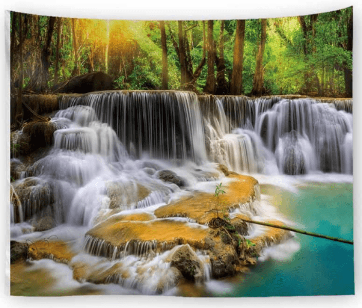Waterfall Stream Tapestry Wall Hanging