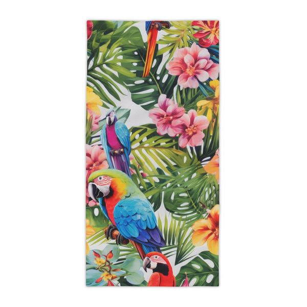 Tropical Birds Beach Towel
