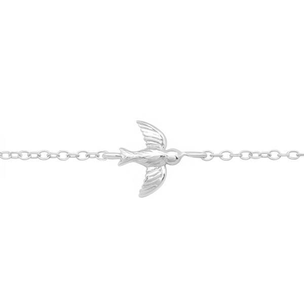 Silver Bird Bracelet for Women