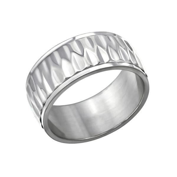 Titanium Patterned Ring