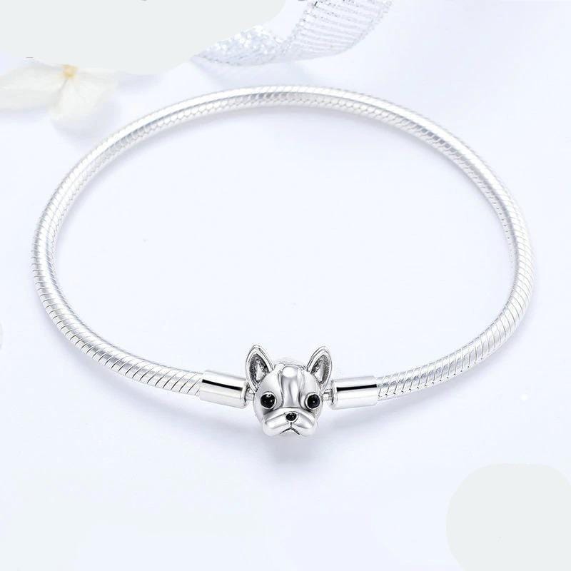 Silver Dog Bracelet