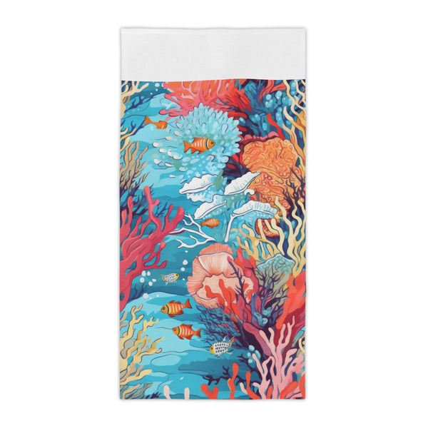 Underwater Coral Reef Beach Towel
