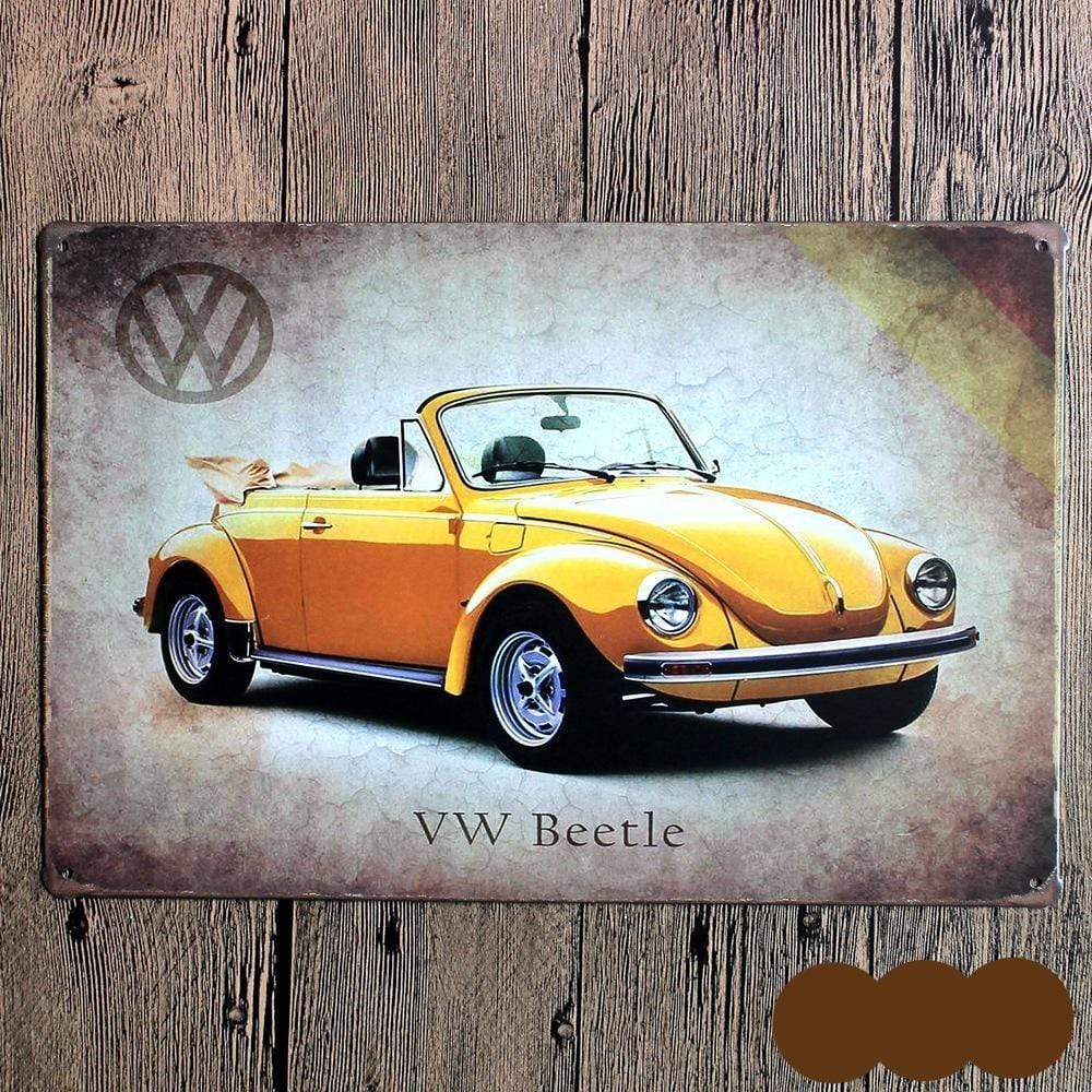 Volkswagen Car Tin Sign