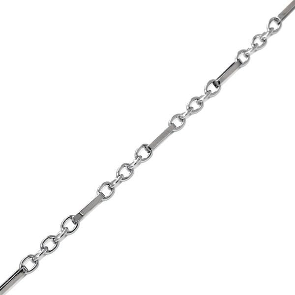 Steel Bar Chain Necklace
