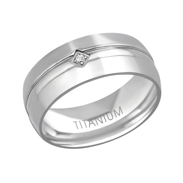 Titanium Wedding Band Ring