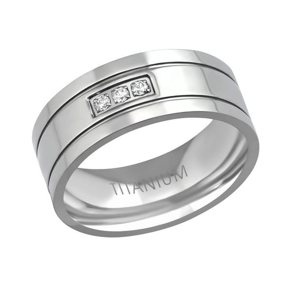 Titanium Wedding Band Ring for Men