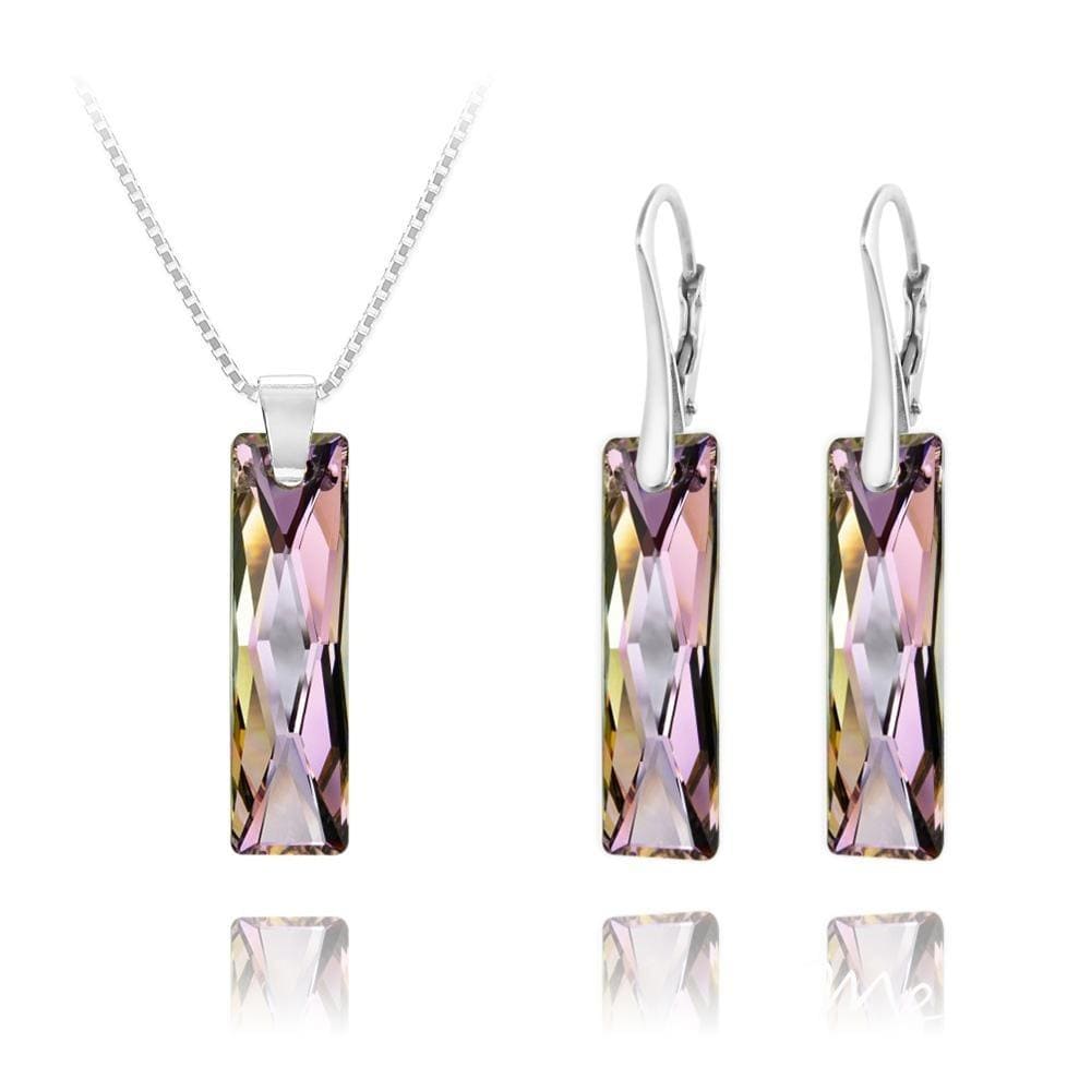 Swarovski Crystal Earrings And Necklace