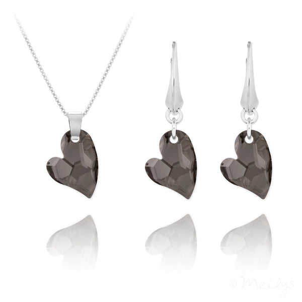 Silver Heart Luxury Jewellery Set