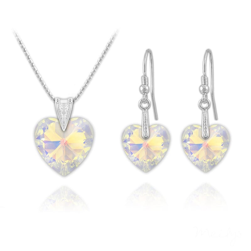 Silver Heart Fine Jewellery Set