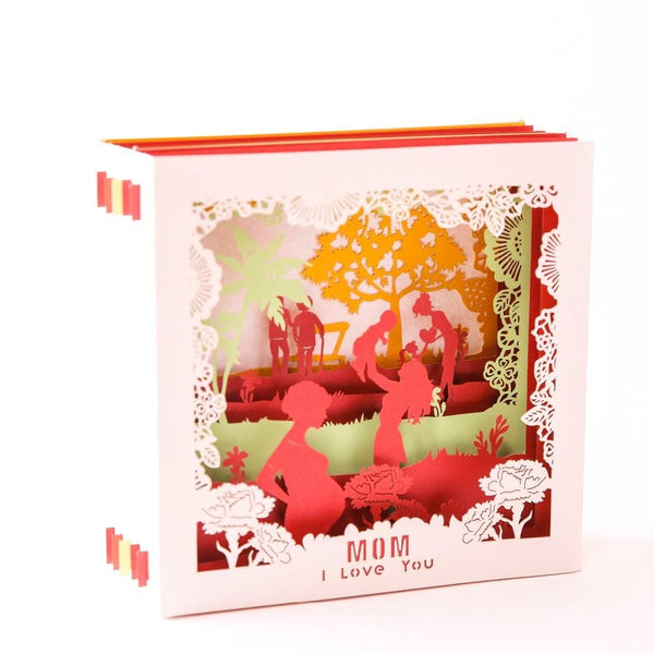 Mother Box 3D Pop Up Greeting Card