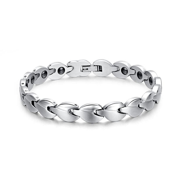 Womens Steel  Magnetic Healing Bracelet