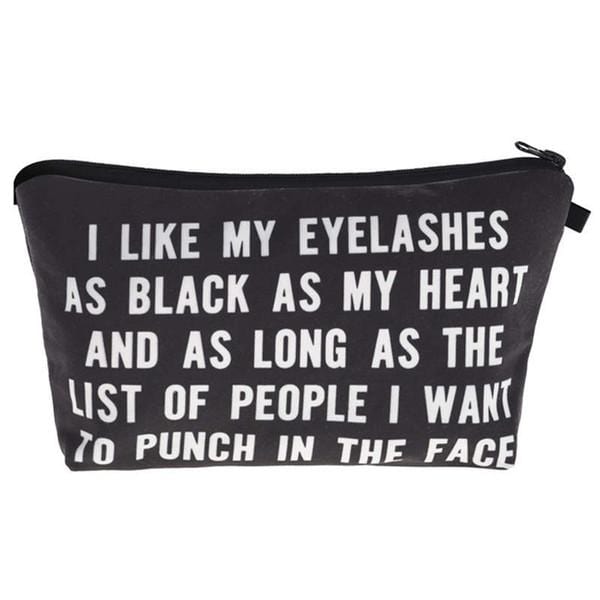 Eyelashes Cosmetic Bag for Travel
