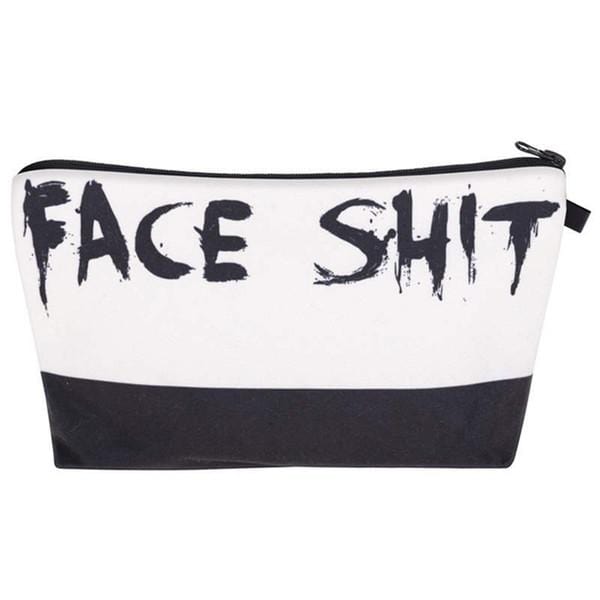 Face shit Cosmetic Bag for Travel