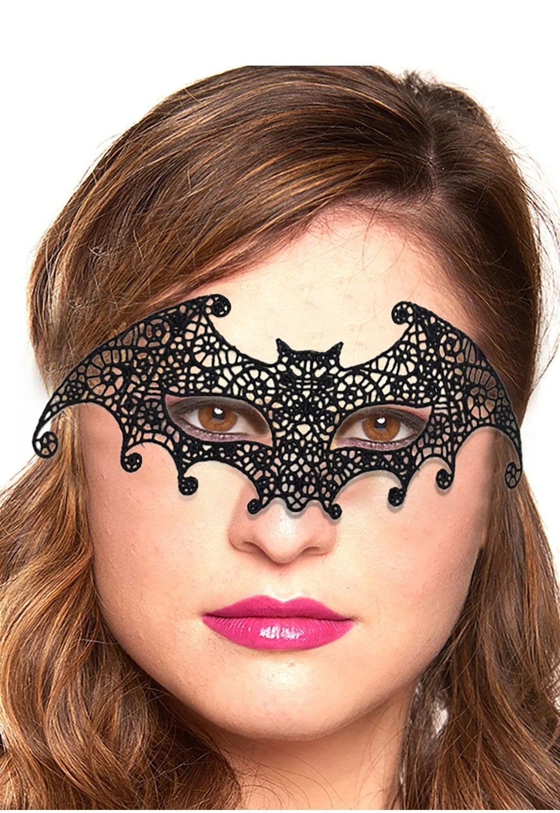 Spooky Cute Lace Bat Girl Mask