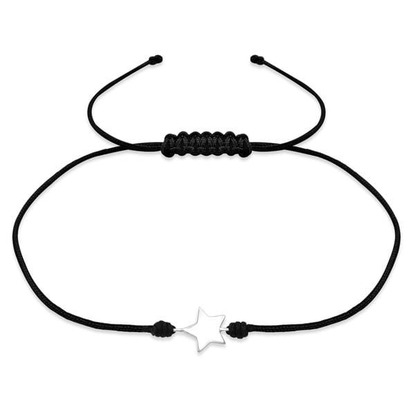 Silver Star Adjustable  Bracelet