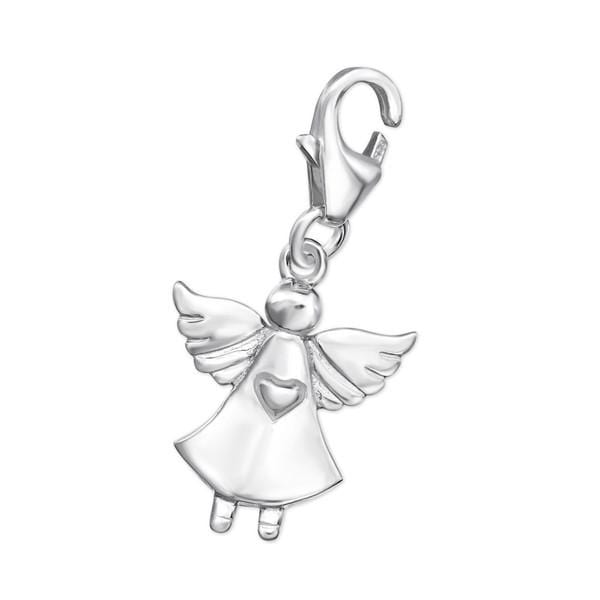 Silver Fairy  Charm with Clip