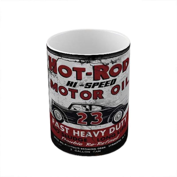 Hot Rod Motor Oil Ceramic Coffee Mug