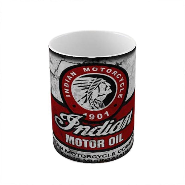 Indian Motorcylce Motor Oil Coffee Mug