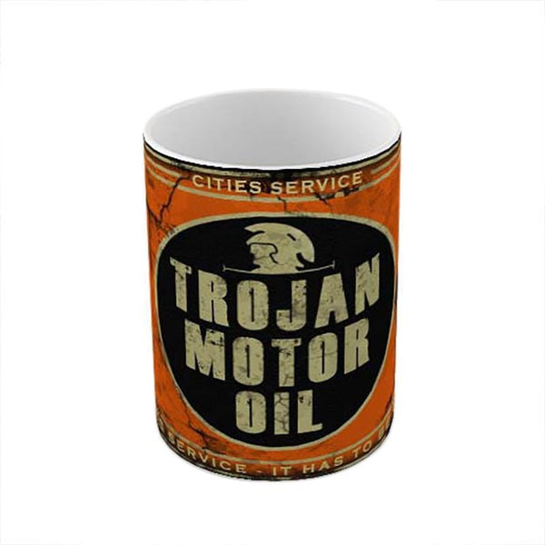 Trojan Motor Oil Ceramic Coffee Mug