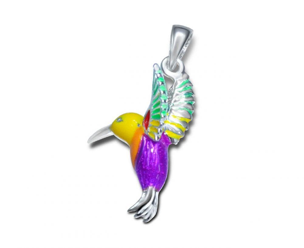 Multicolour Hummingbird Pendant