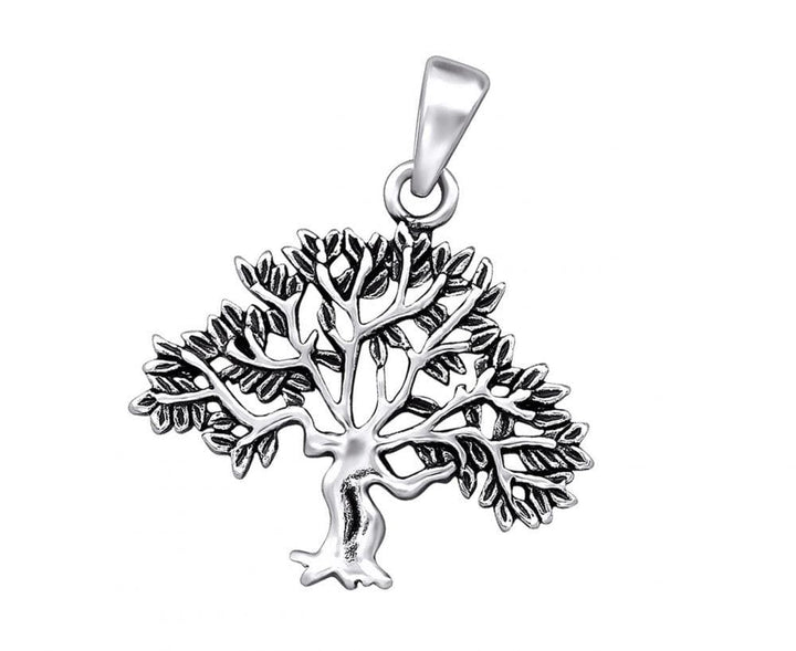 Sterling Silver Tree of Life Pendant Necklace - Main Image