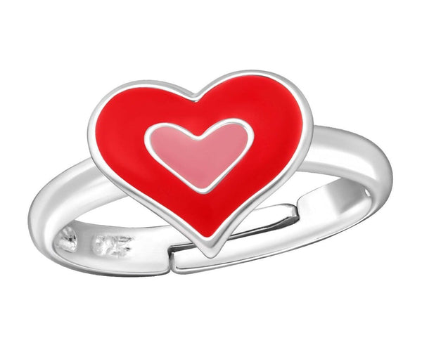Children's Sterling Silver Heart Ring