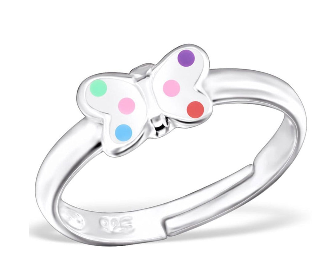 Children's Sterling Silver Butterfly Ring for Girls