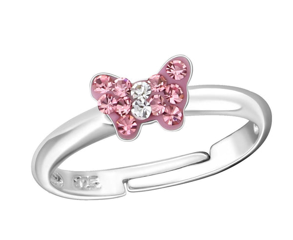 Children's Silver Butterfly Ring