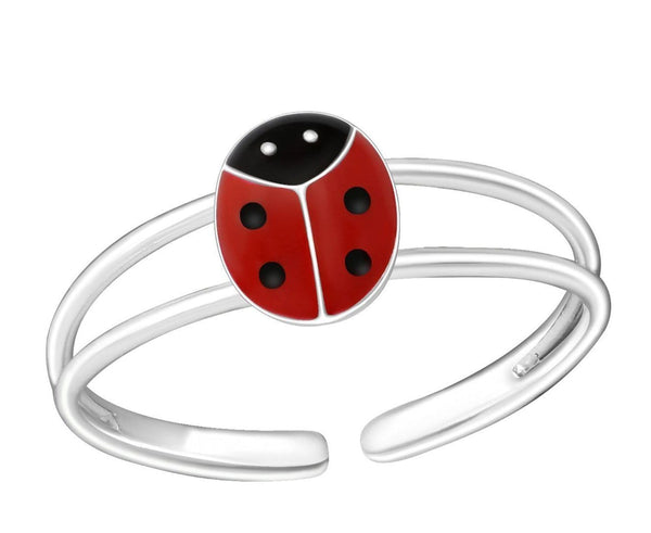 Children's Sterling Silver Ladybug Ring