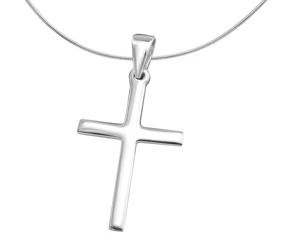 Thin Silver Cross Pendant Necklace thin-silver-cross-pendant-necklace