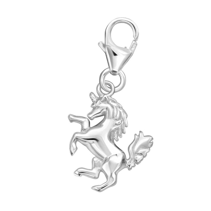 Sterling Silver Unicorn Clip on Charm