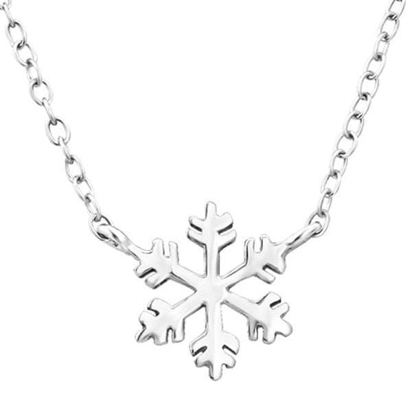 Silver Snowflake Necklace