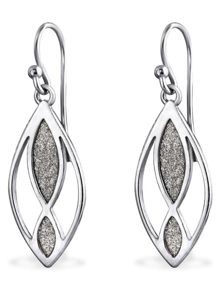 Silver Infinity Drop Earrings