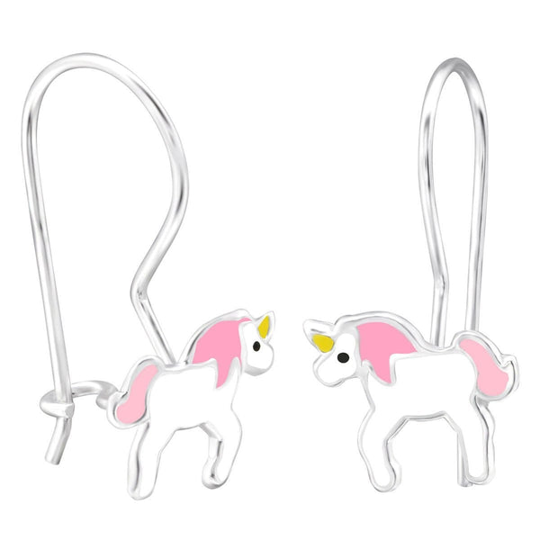 Children's Sterling Silver Unicorn Earrings