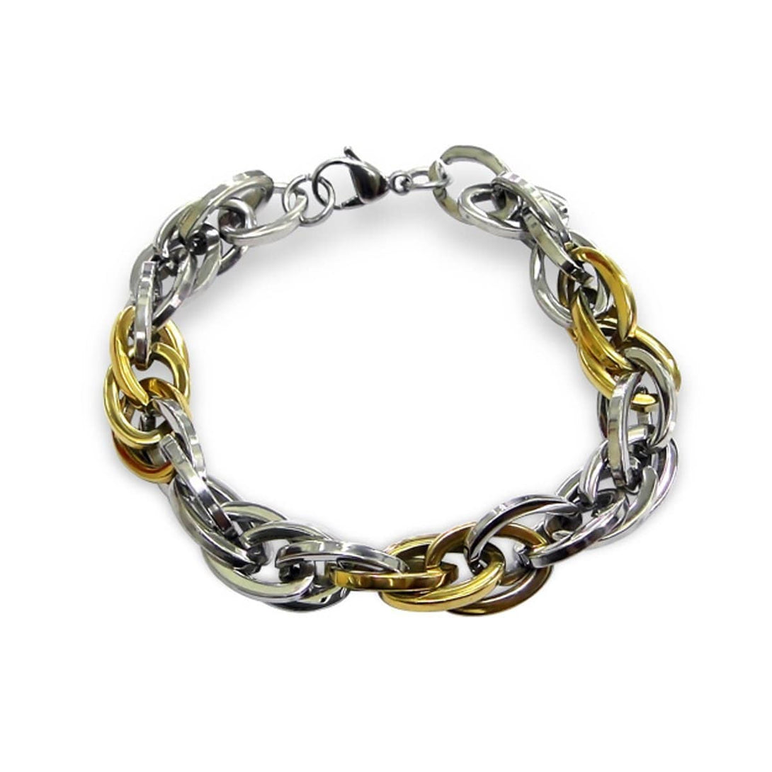 22 CM Mens Stainless Steel Chain Bracelet