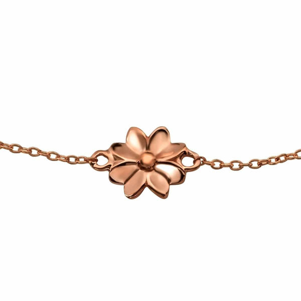 Rose Gold Flower Bracelet