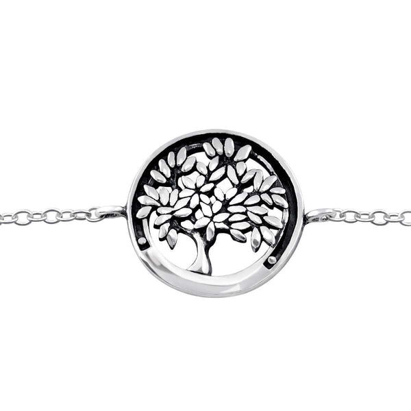 Silver Tree OF Life Bracelet