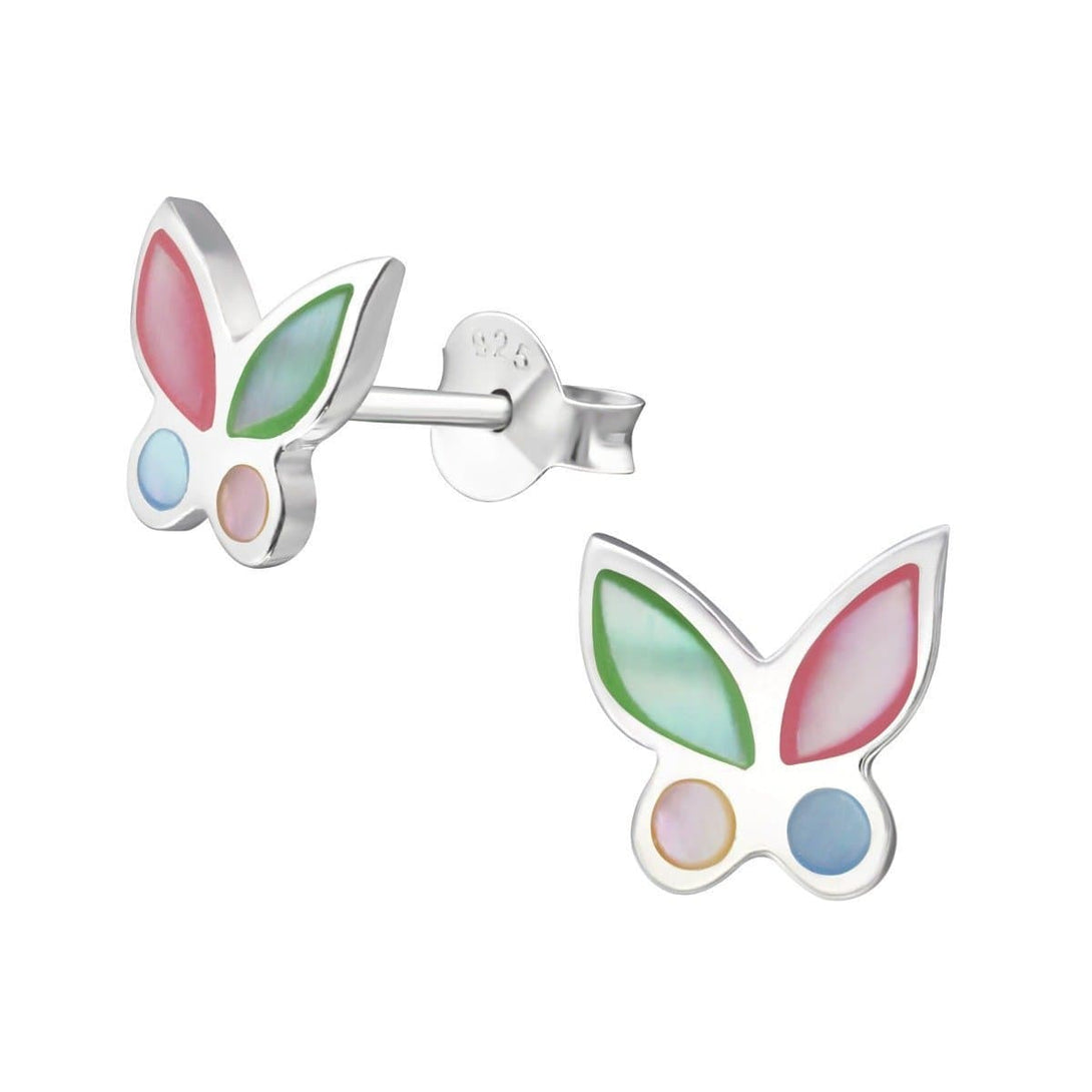Sterling Silver Butterfly Studs Earrings