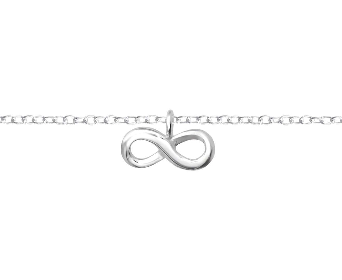 Sterling Silver Infinity Anklet
