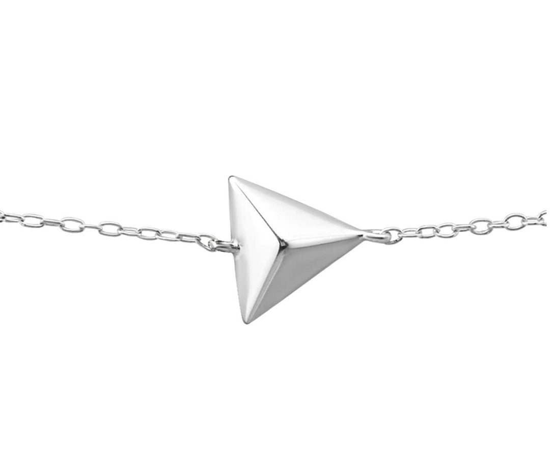 Sterling Silver Triangle Bracelet