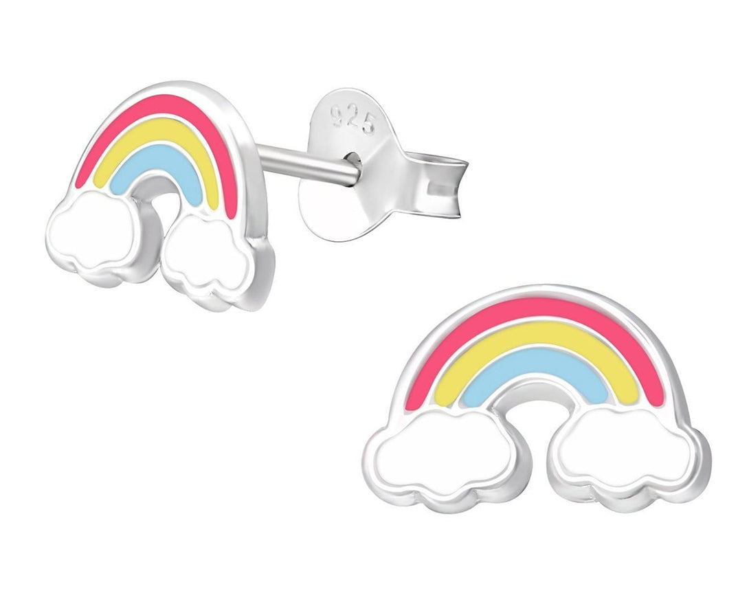 Sterling silver Kids Rainbow Earrings
