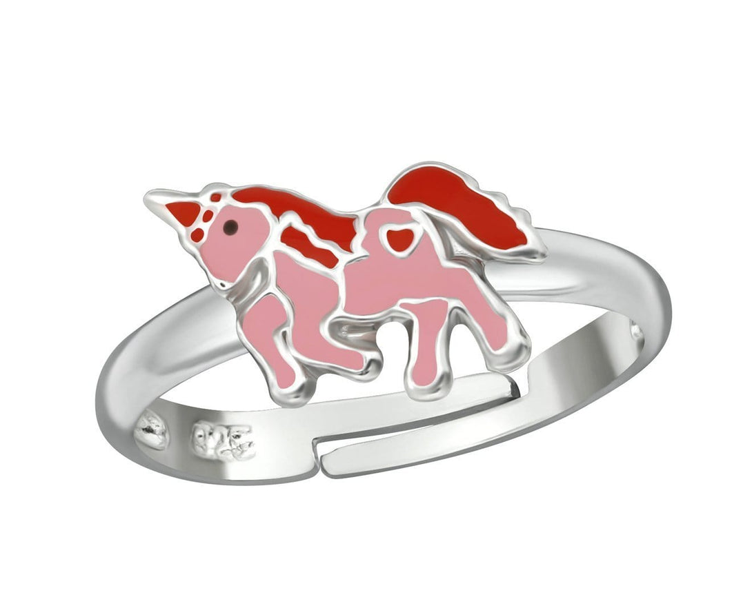 Kids Silver Unicorn Ring