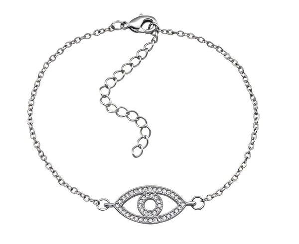 Adjustable Womens Evil Eye Bracelet