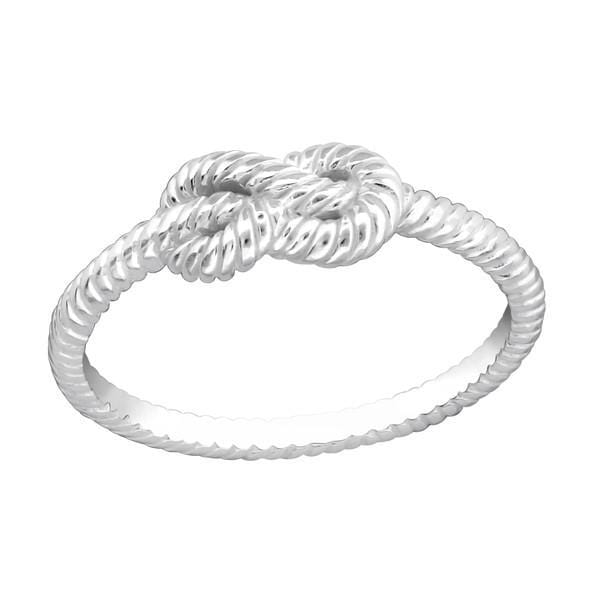 Sterling Silver Knot Ring for Women