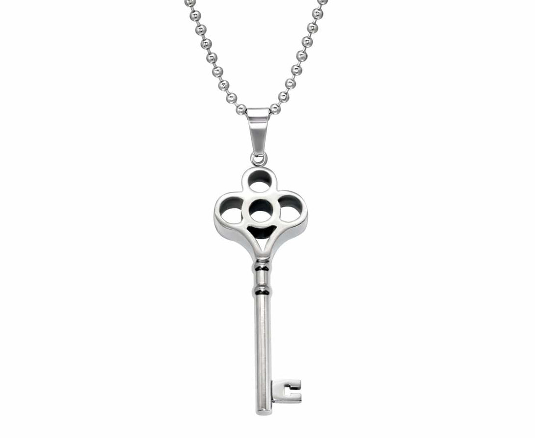 Surgical Steel Pendant Key Necklace