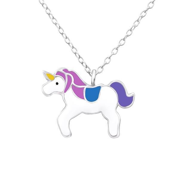 Children's Sterling Silver Unicorn Necklace