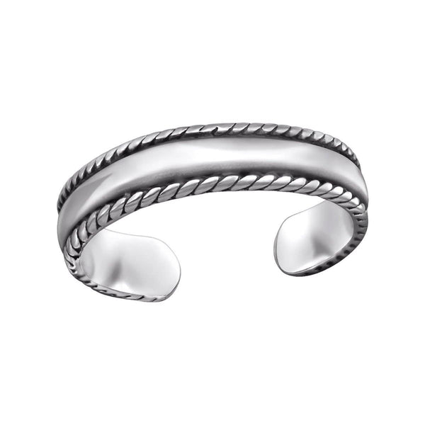 Sterling Silver Band Toe Ring
